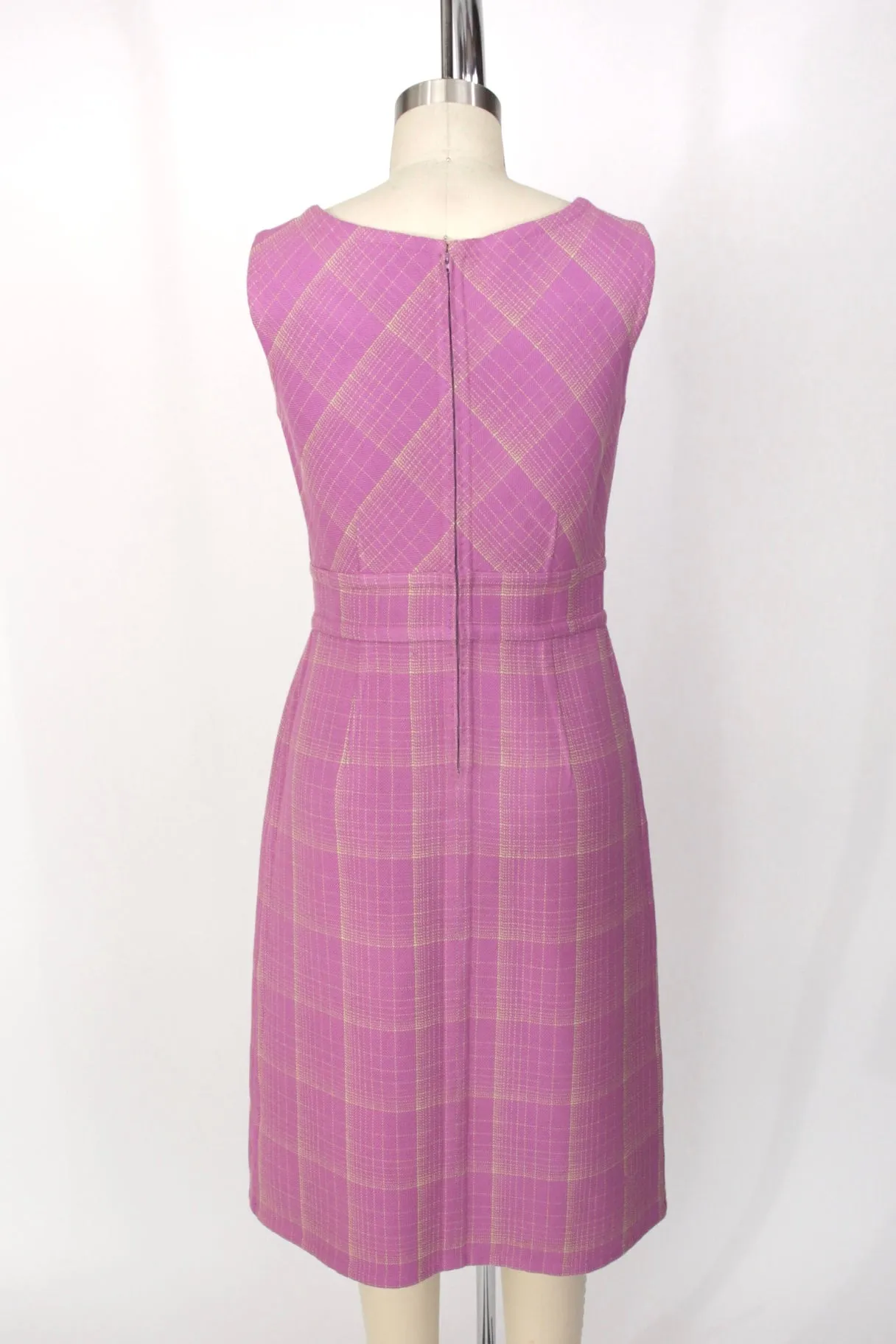 1960s Fabiani Wool Tartan Dress Set
