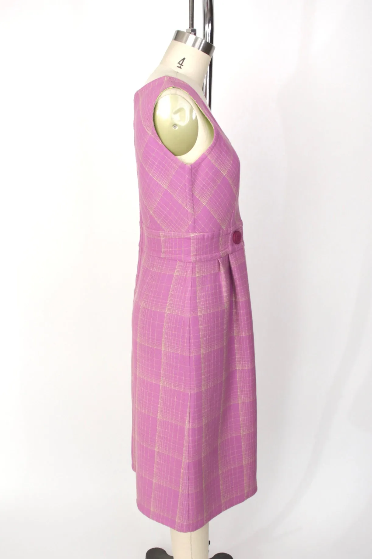 1960s Fabiani Wool Tartan Dress Set