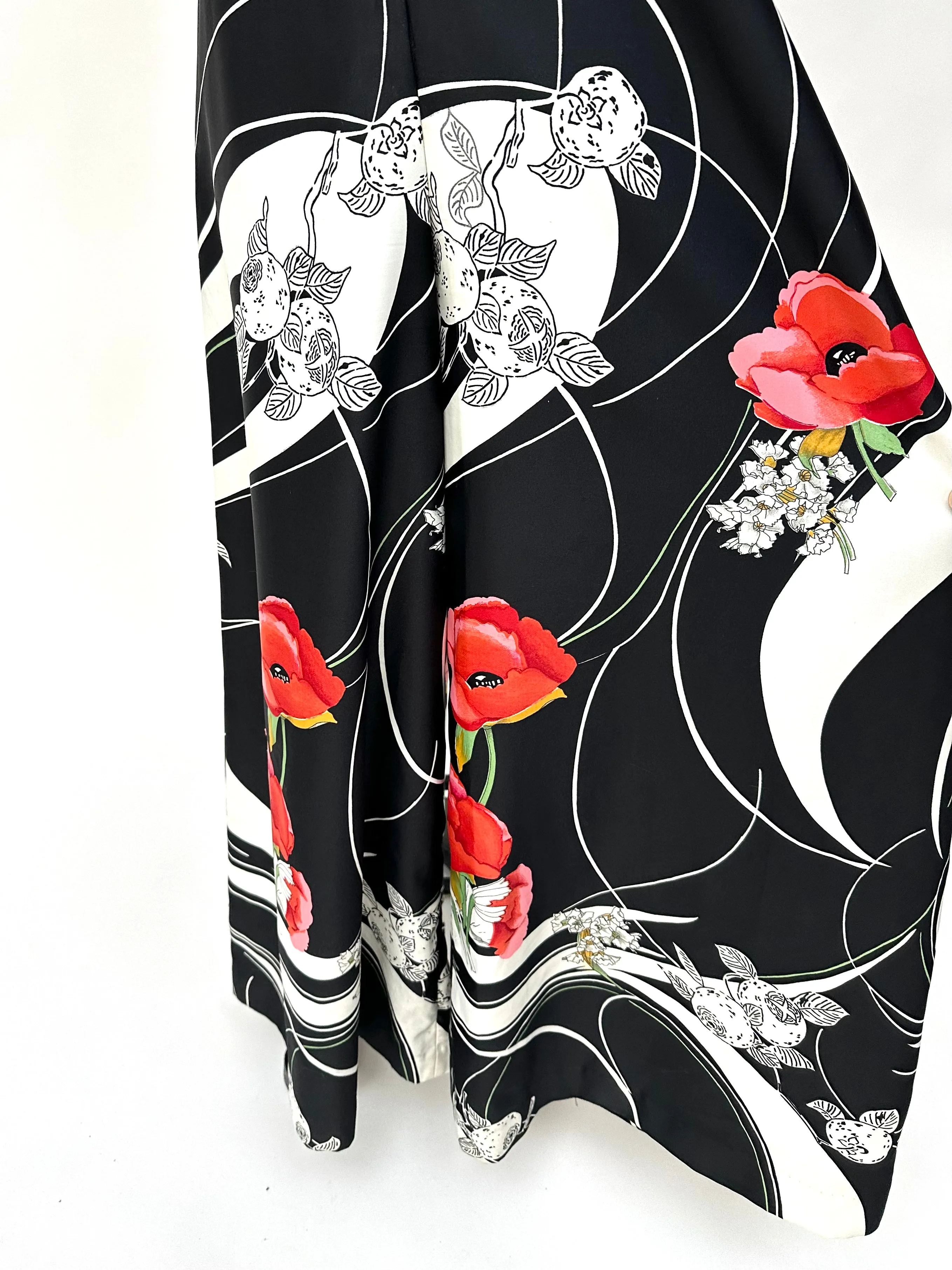 1970s Tori Richard Palazzo Printed Jumpsuit