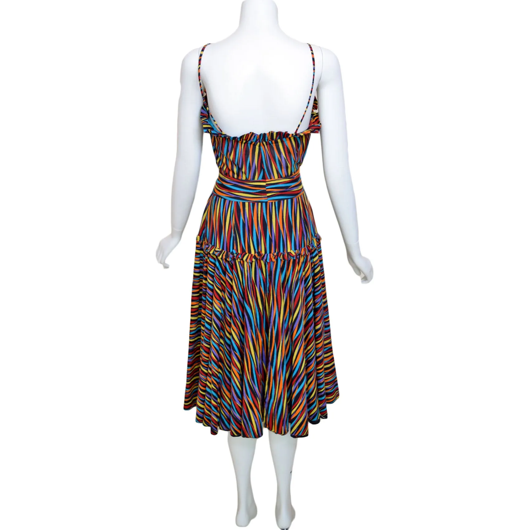 1980s Bodysuit & Reversible Skirt Set