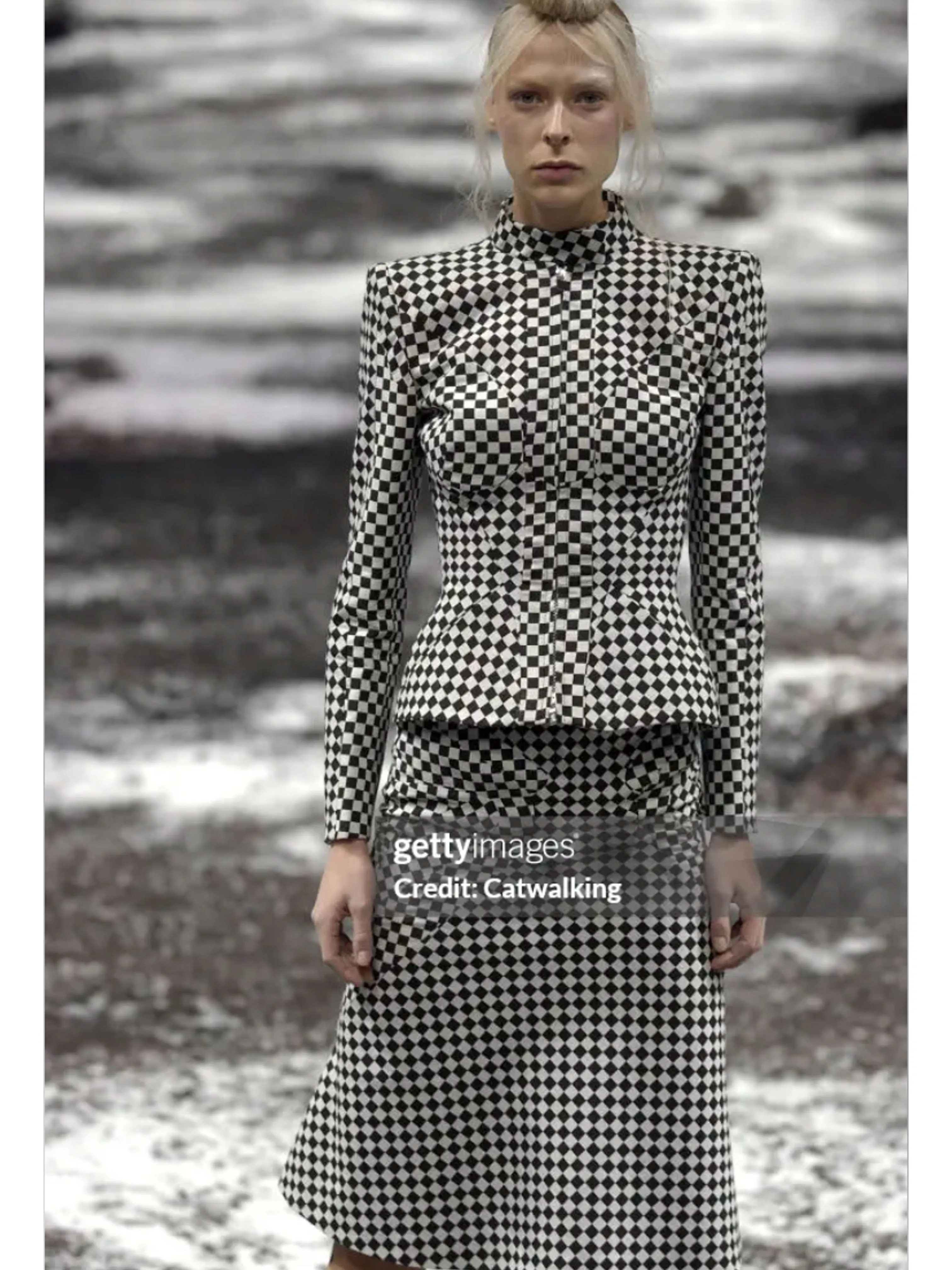 Alexander McQueen 2003 'Scanners' Collection Skirt Suit