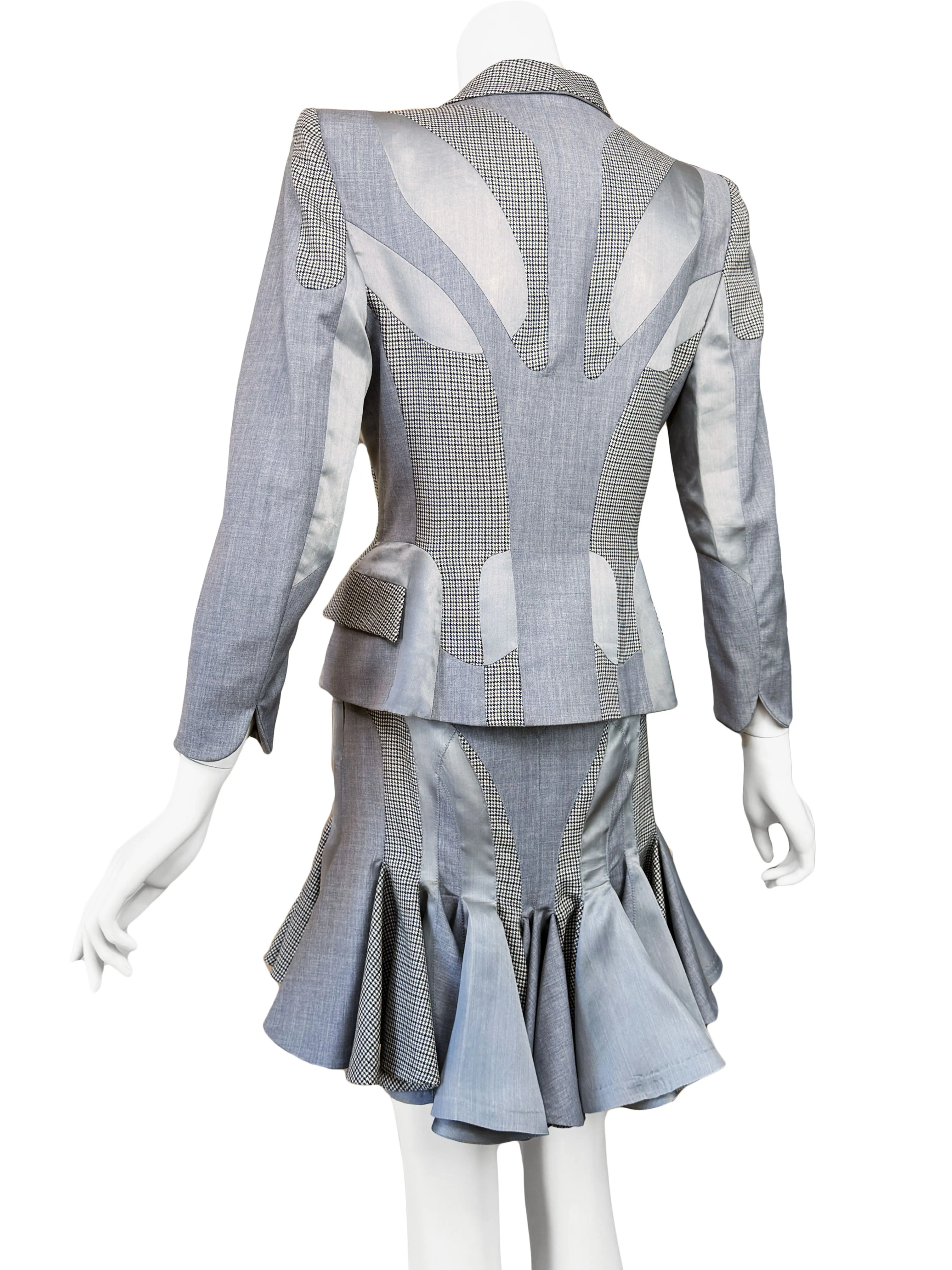 Alexander McQueen 2003 'Scanners' Collection Skirt Suit