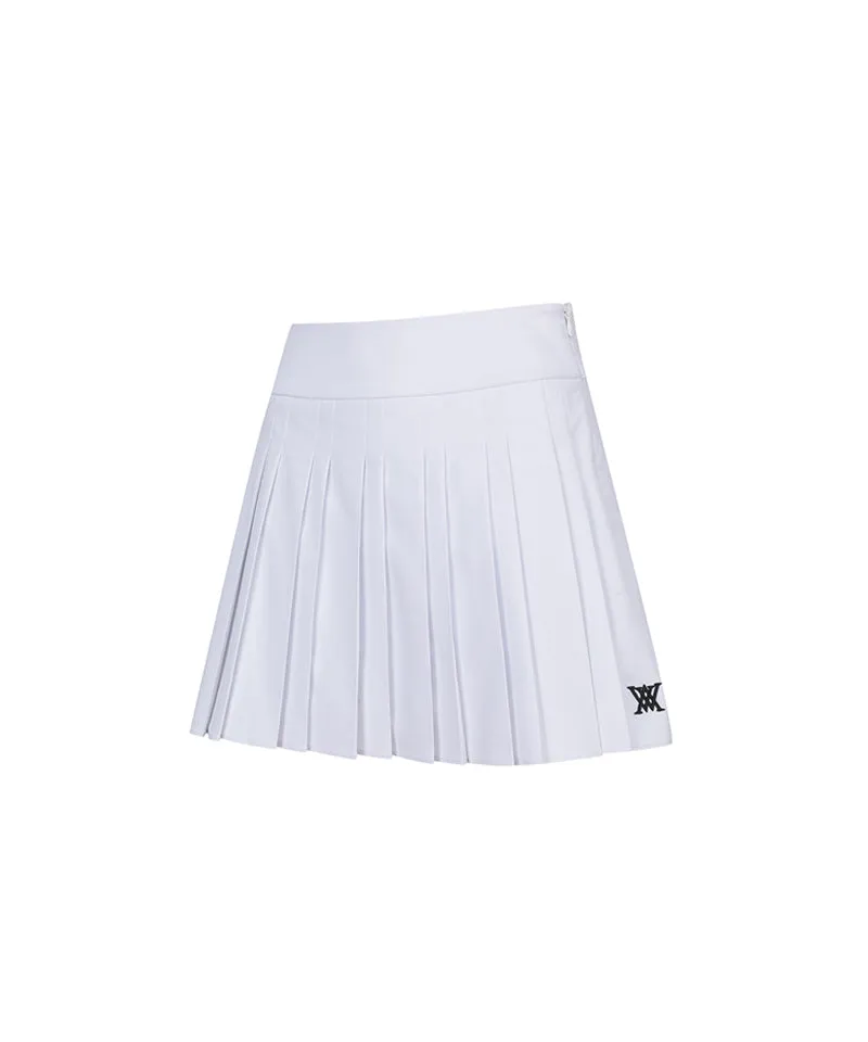 ANEW Golf Women's Asymmetry Pleats Skirt - White