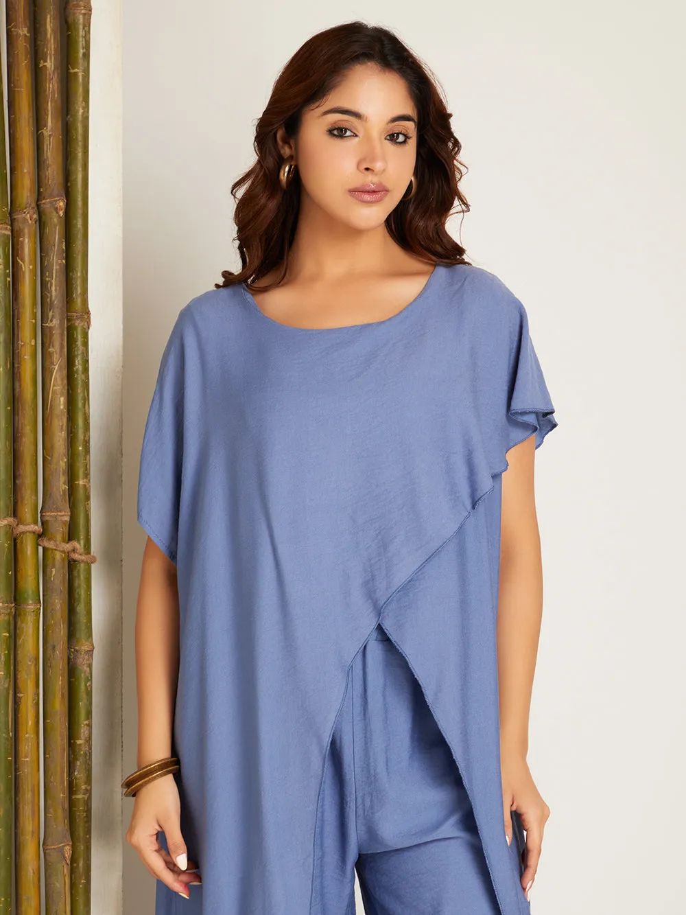 ASYMMETRICAL TUNIC & PANT SET
