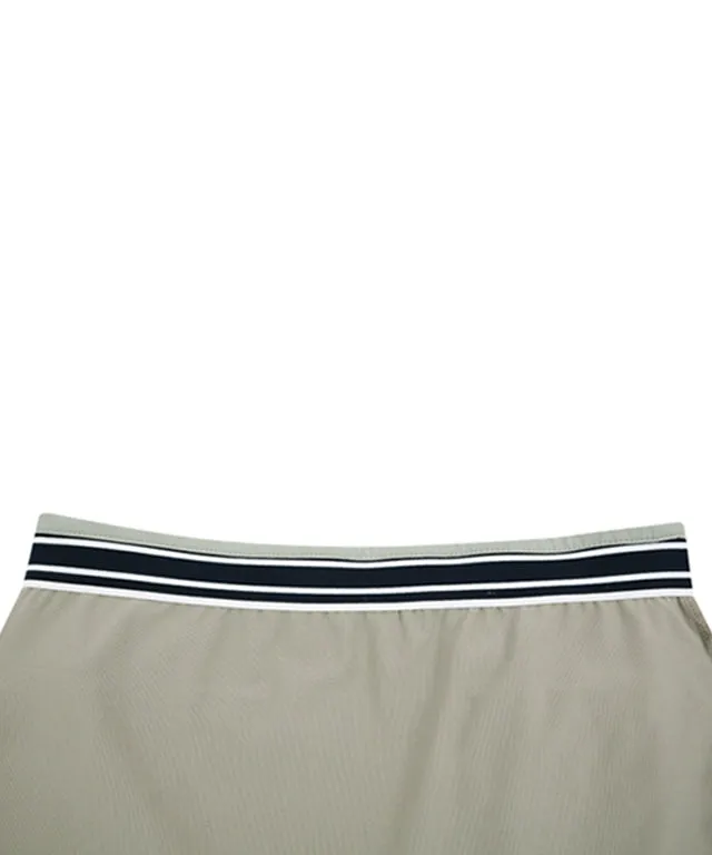 AVEN Women's  Banded Pleated Skirt - Mint