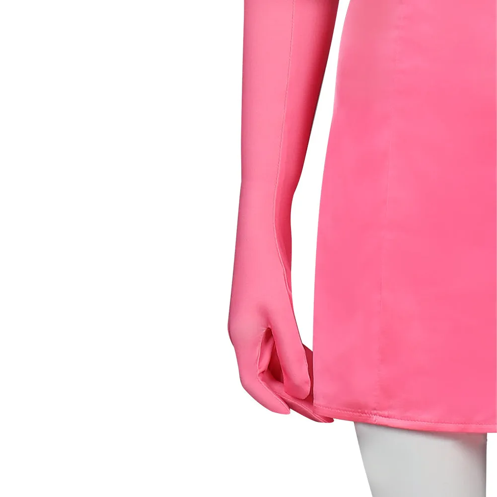 Barbie Pink Dress Outfits Cosplay Costume Halloween Carnival Suit