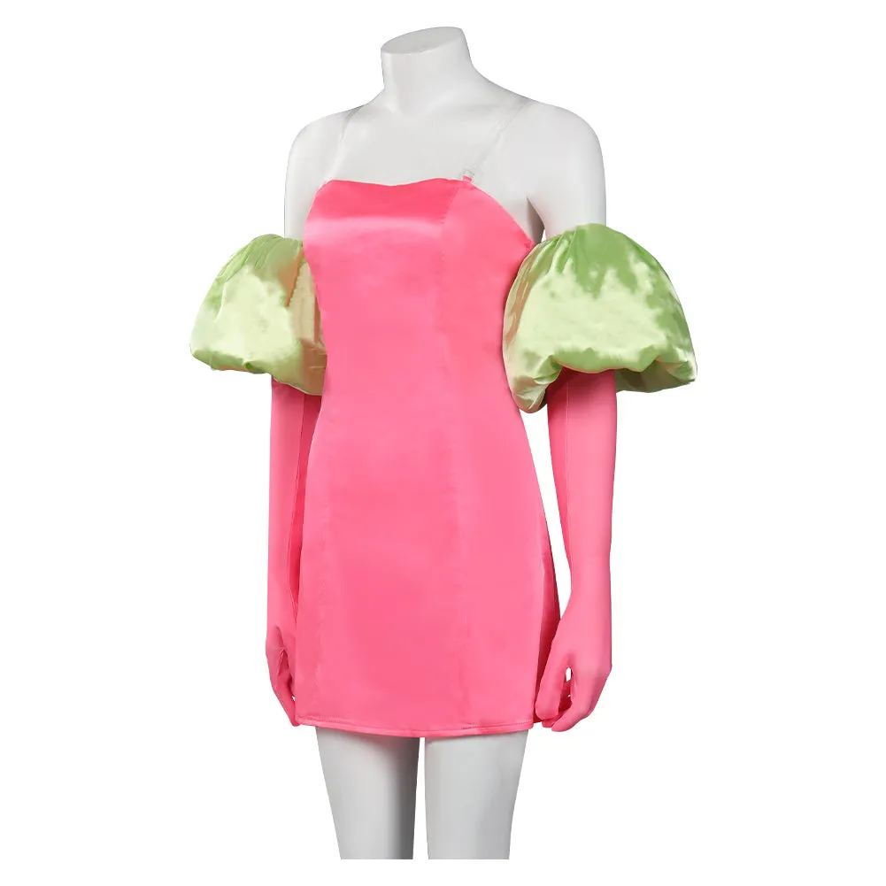 Barbie Pink Dress Outfits Cosplay Costume Halloween Carnival Suit