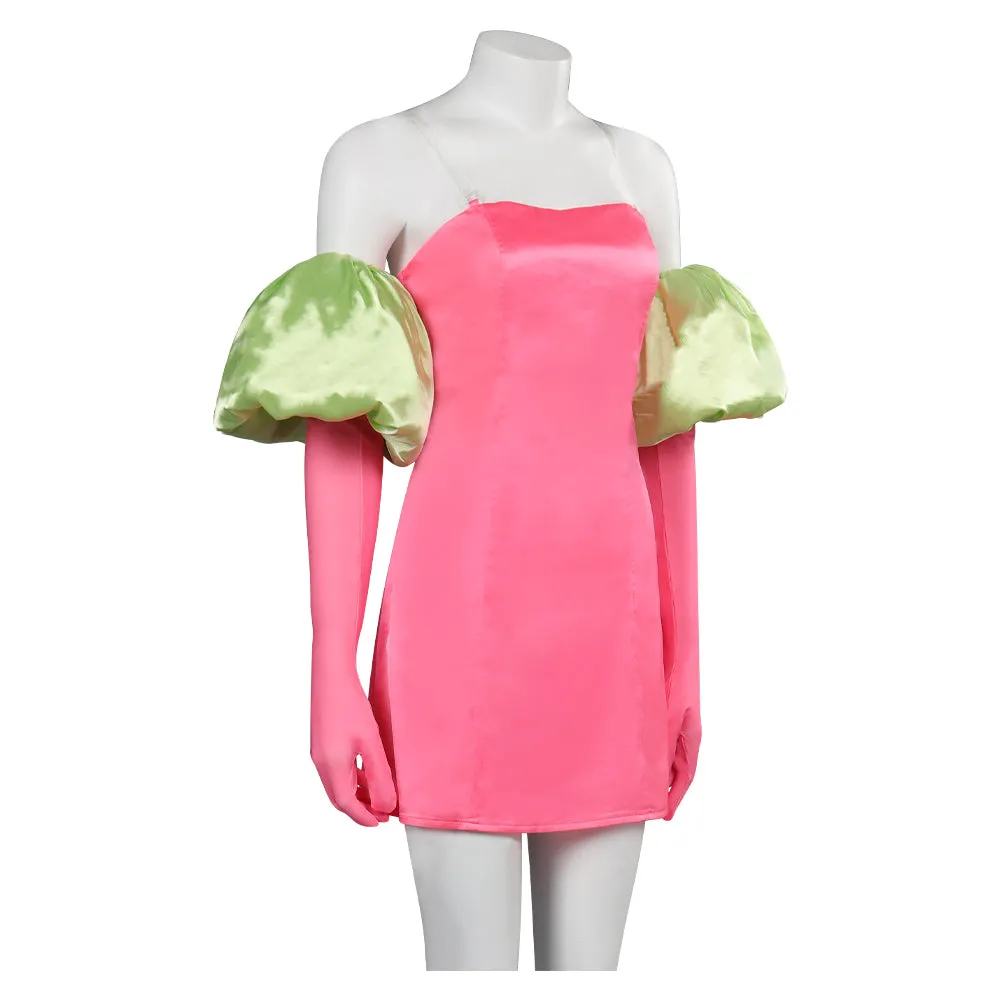Barbie Pink Dress Outfits Cosplay Costume Halloween Carnival Suit