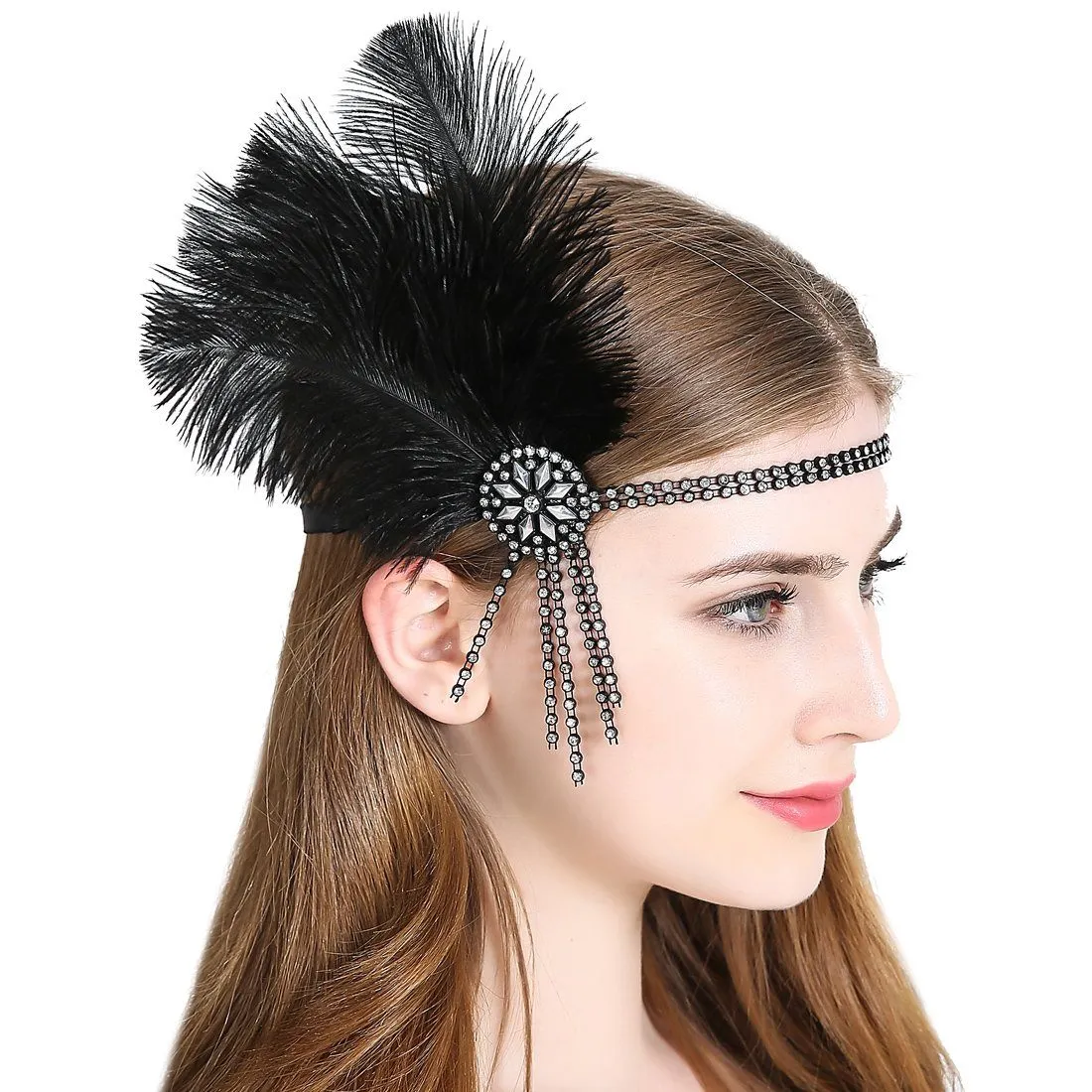 Black 1920 Gatsby Accessories Set of 5