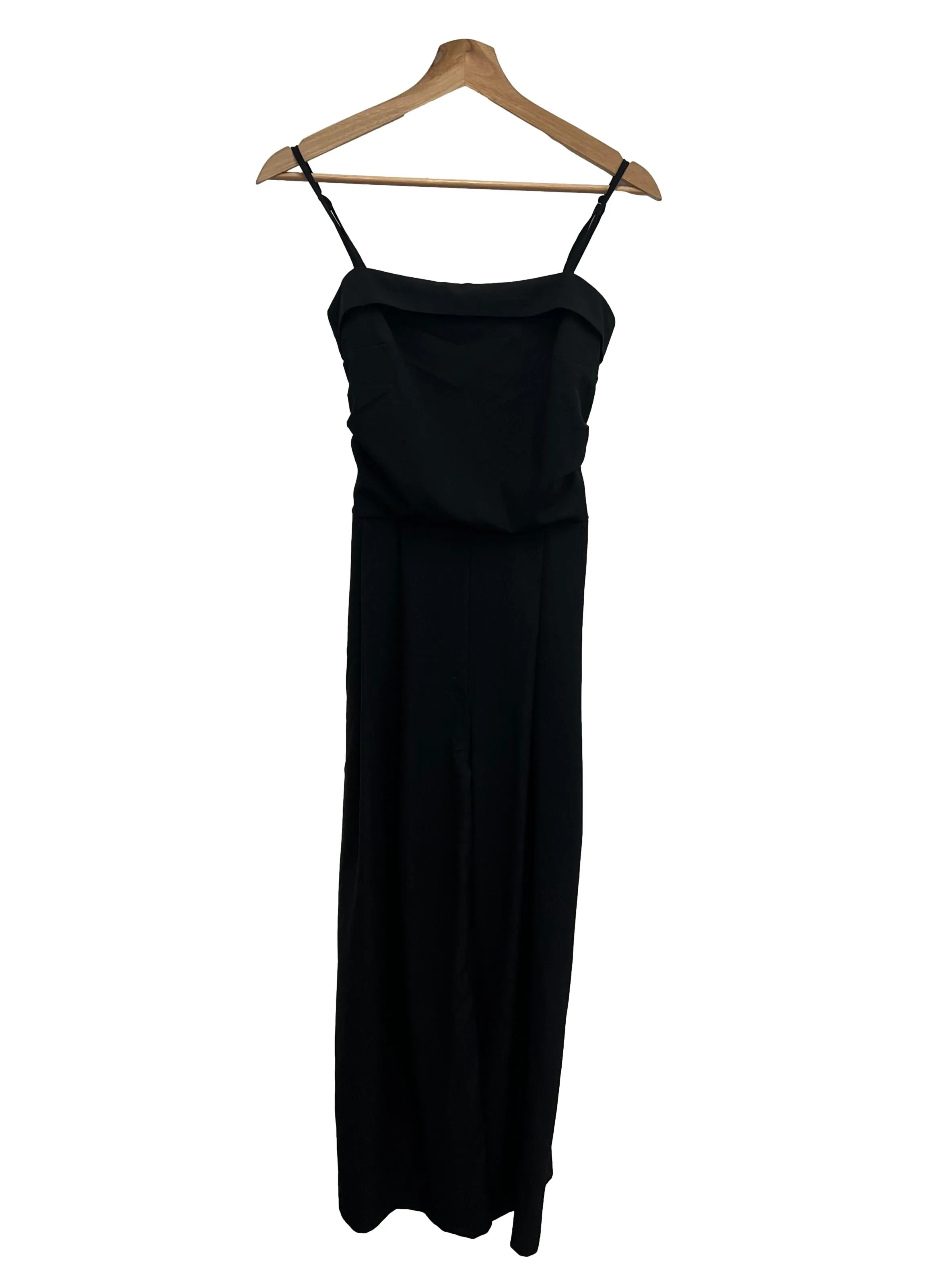 Black Smock Back Jumper