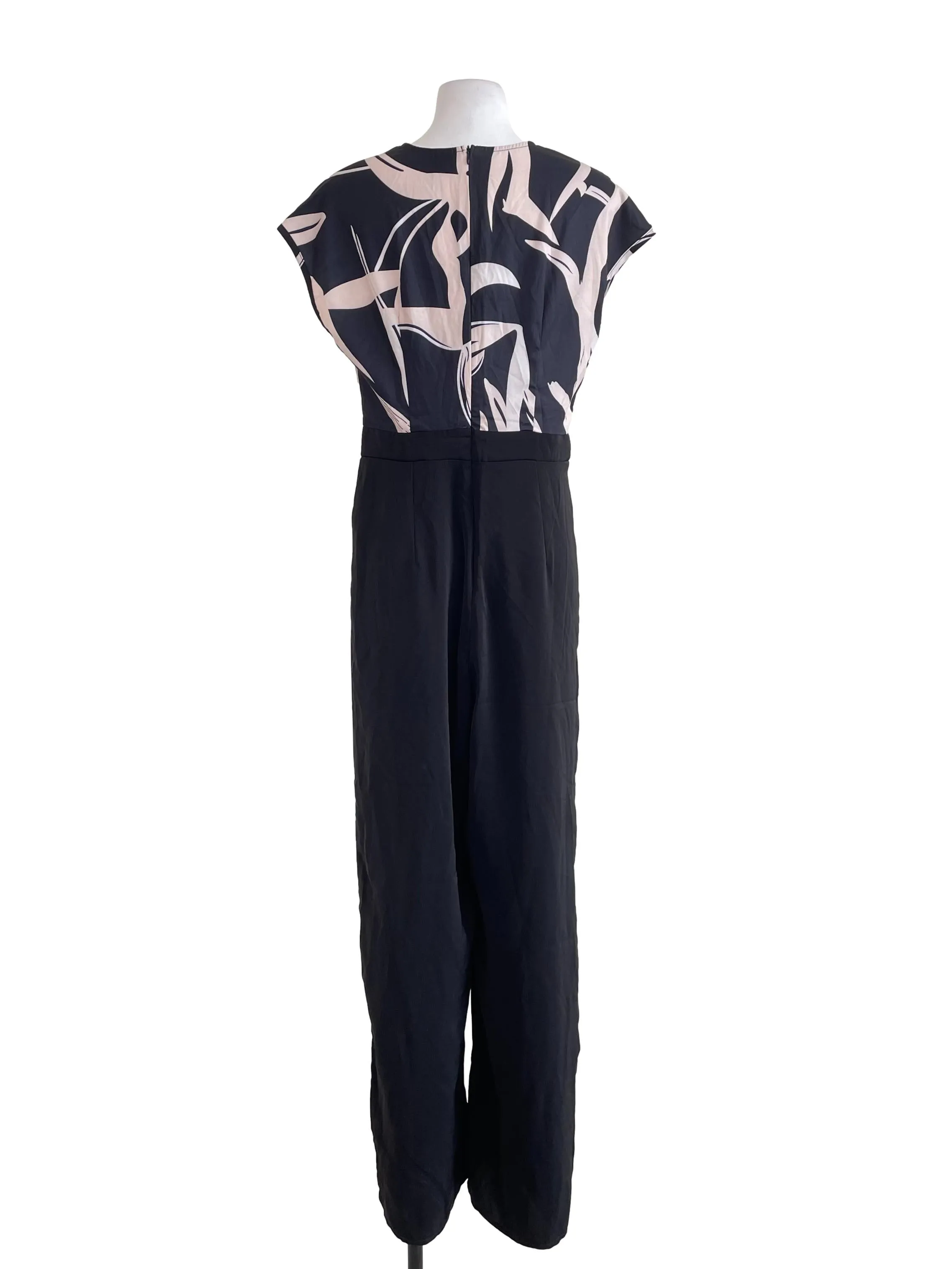 Black V Neck Jumpsuit