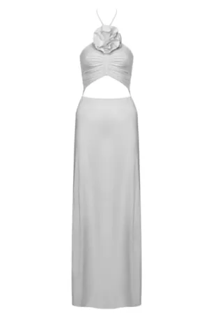 Catteleya Maxi Dress | White