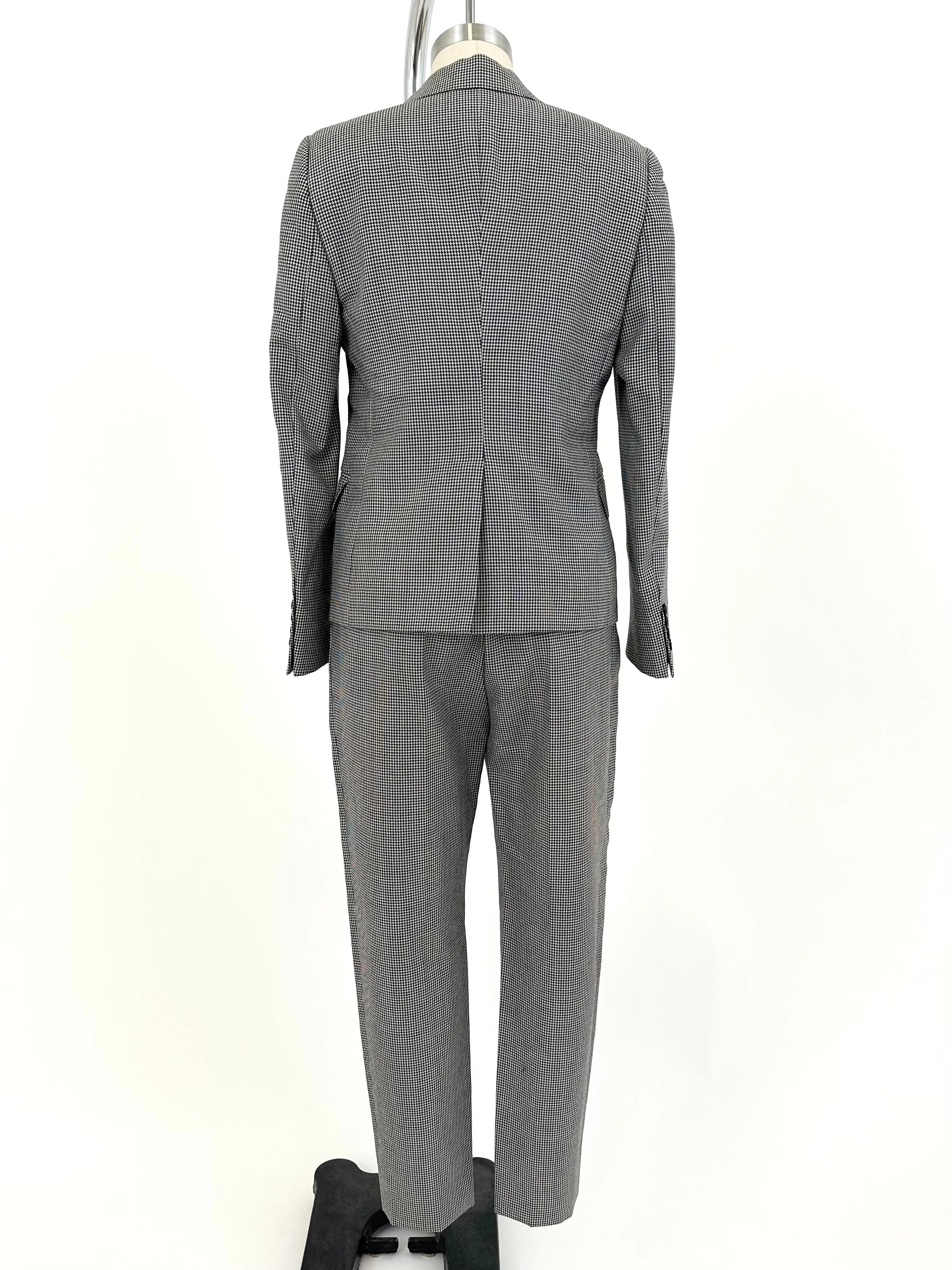Celine Wool & Mohair Houndstooth Pantsuit*