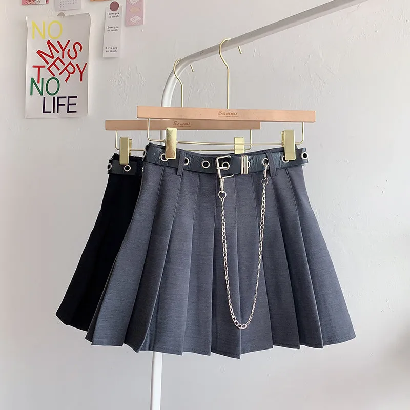 Chain Pleated Skirt UB98657