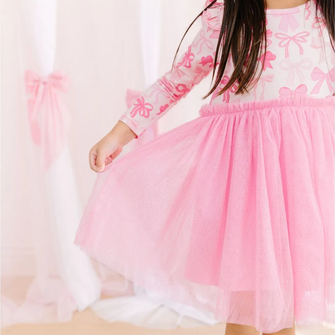 Children's Bow Tulle Tutu Dress