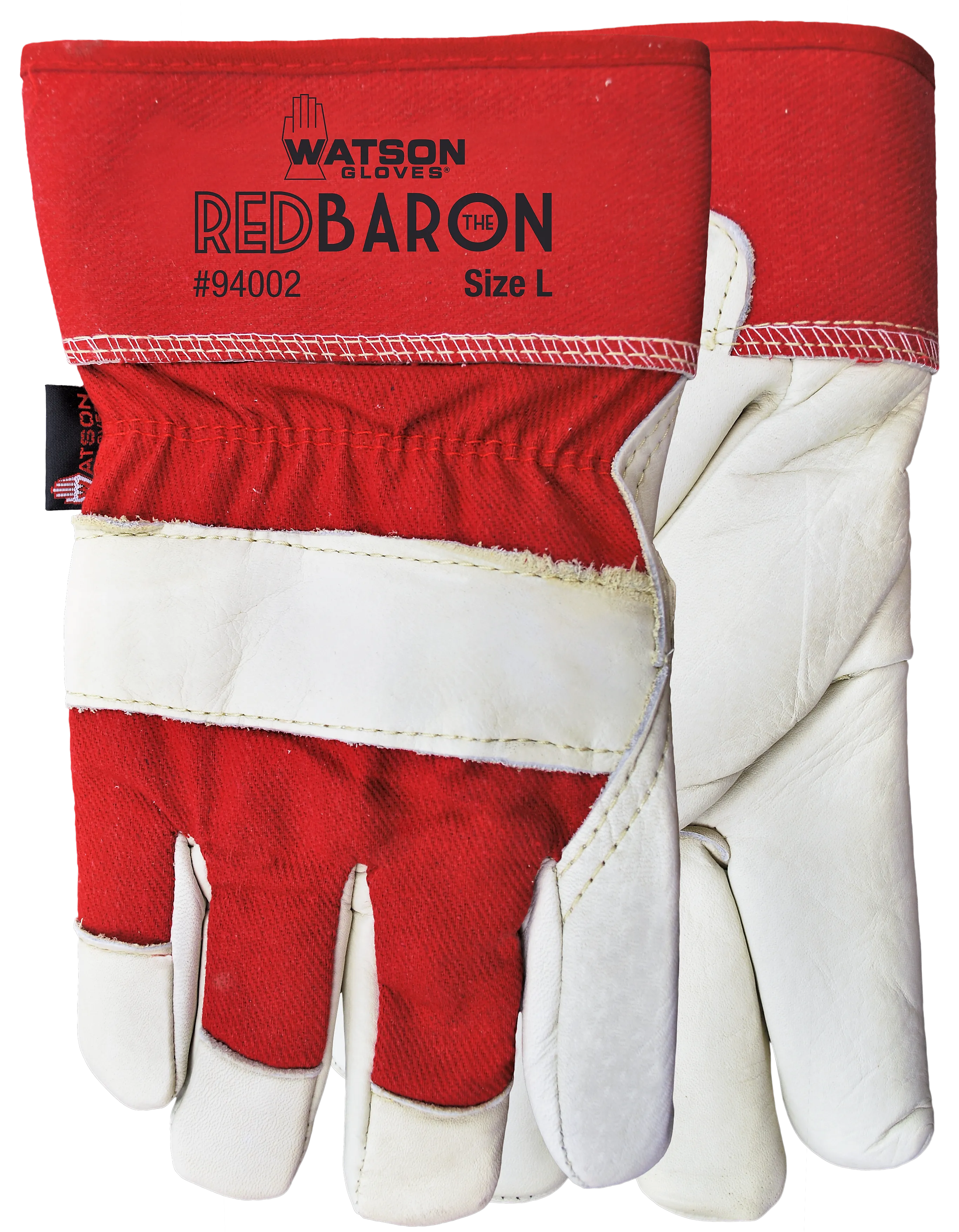 CL94002-XXL-Rd Baron Gloves Watson Red Baron Sherpa Lined