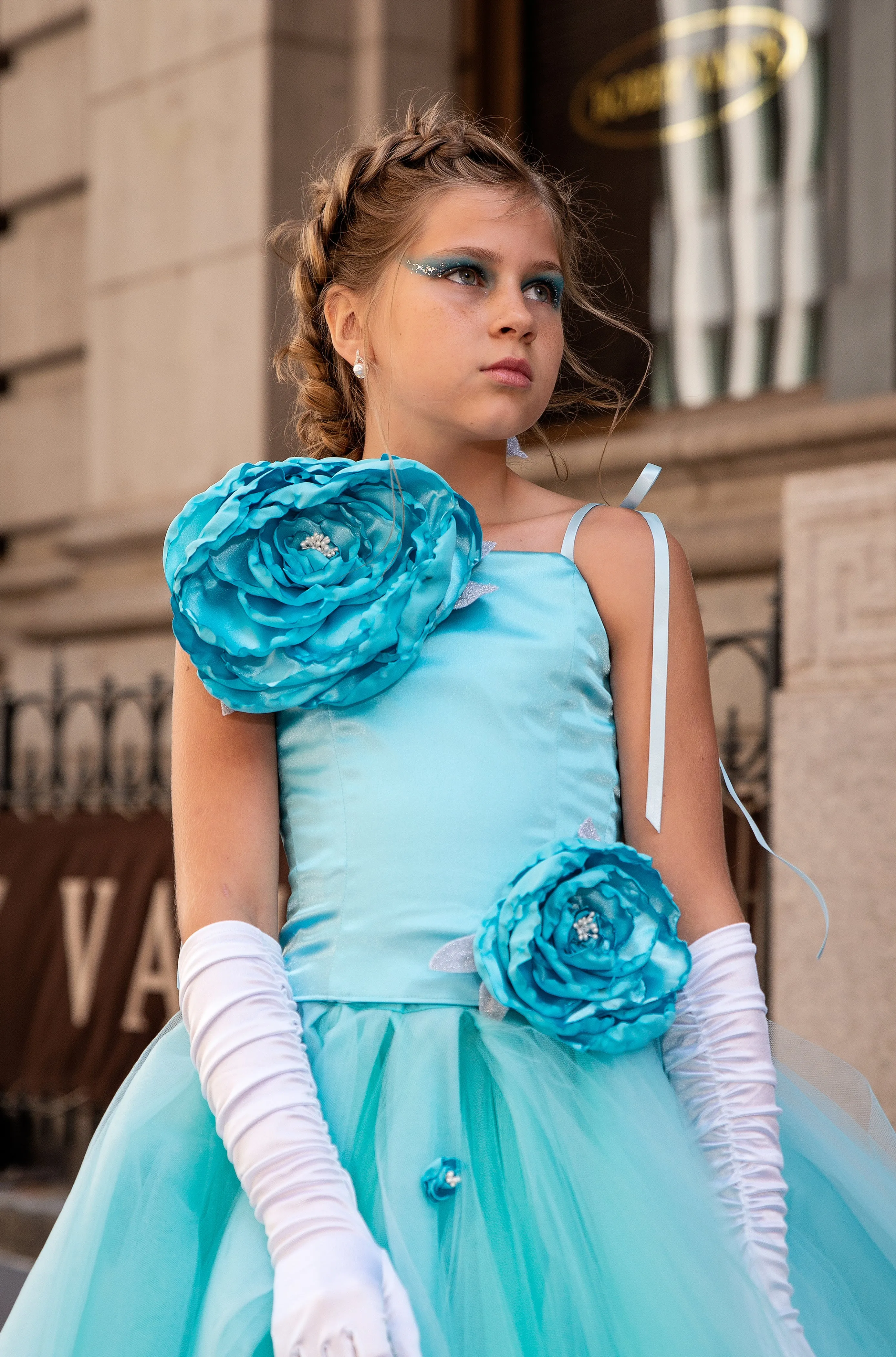 Custom Gown "Blue Fairy"
