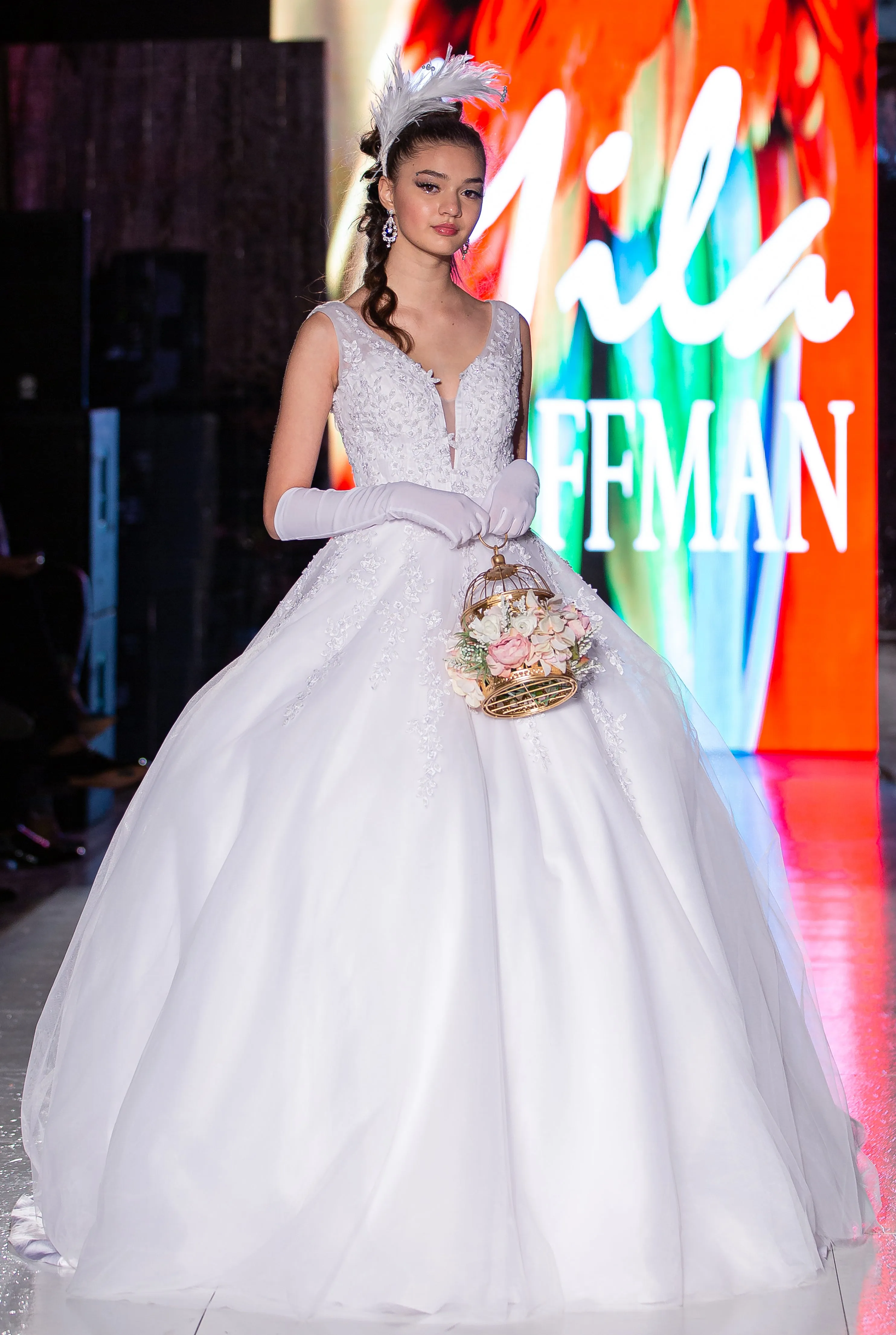 Custom Gown "White Swan"