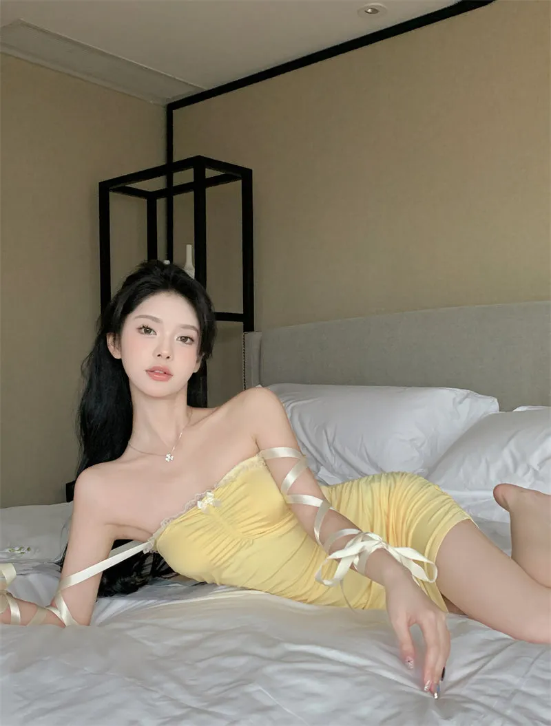 Cute Tie Dress UB98477