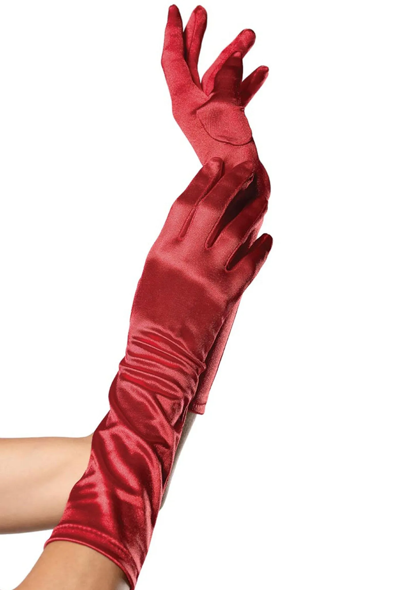 Elbow Length Satin Glove