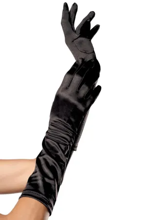 Elbow Length Satin Glove