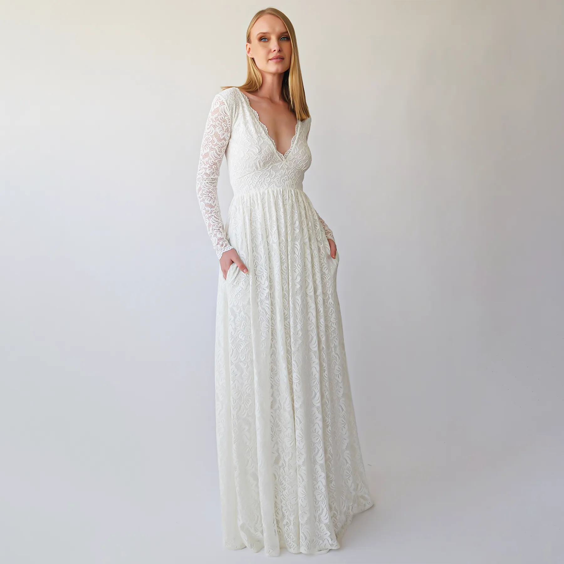 Empire waist maxi dress #1388