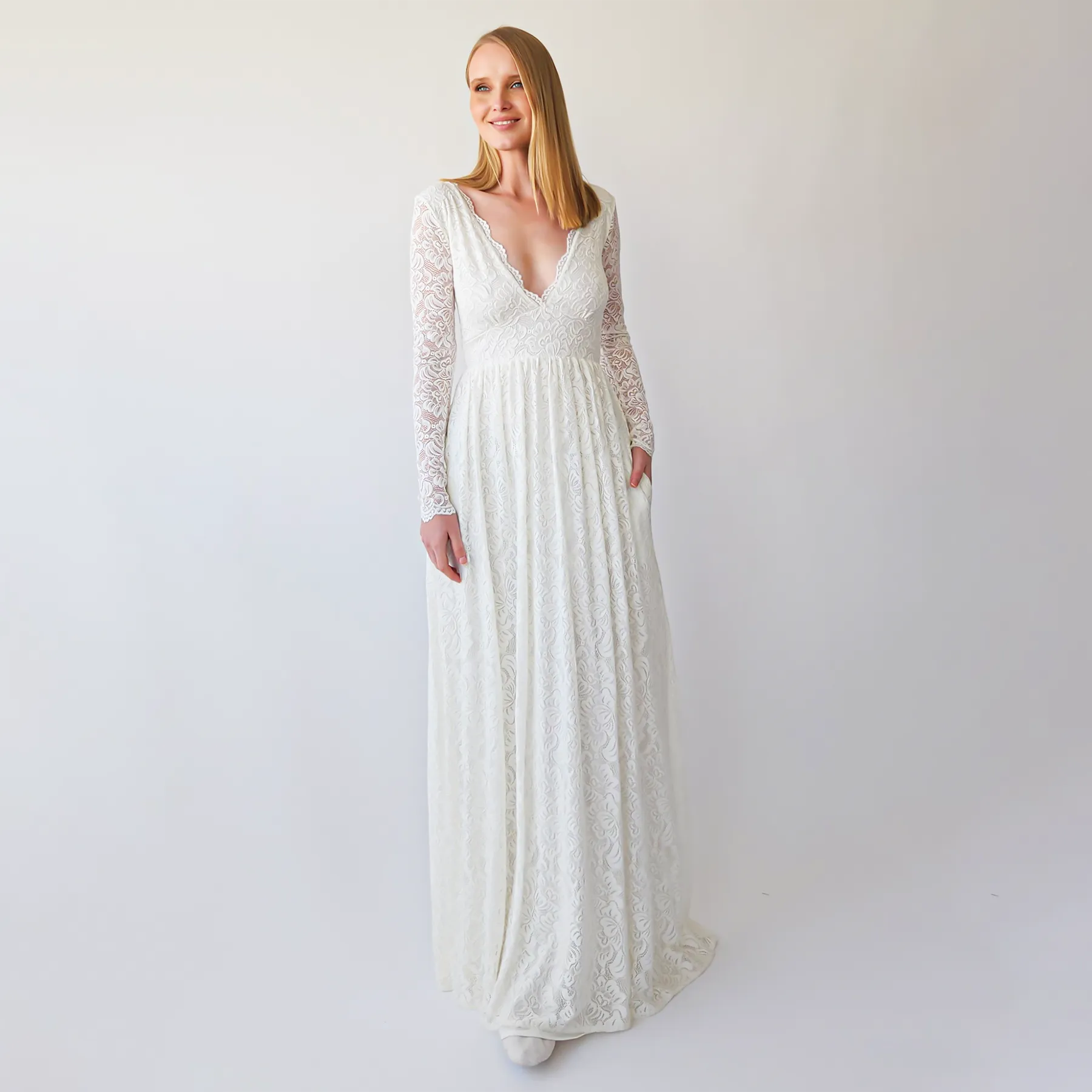Empire waist maxi dress #1388