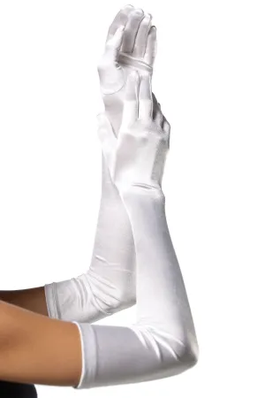 Extra Long Satin Gloves