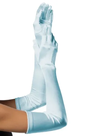 Extra Long Satin Gloves