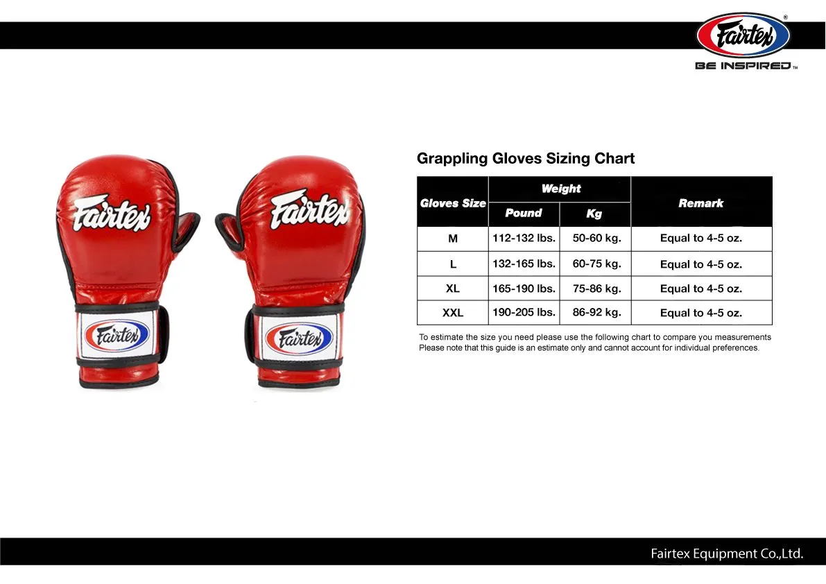 Fairtex FGV15 MMA Sparring Hybrid Gloves White