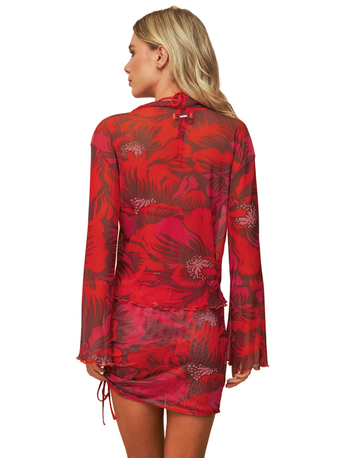 Fara Blouse-Bowie Short Skirt ::RET