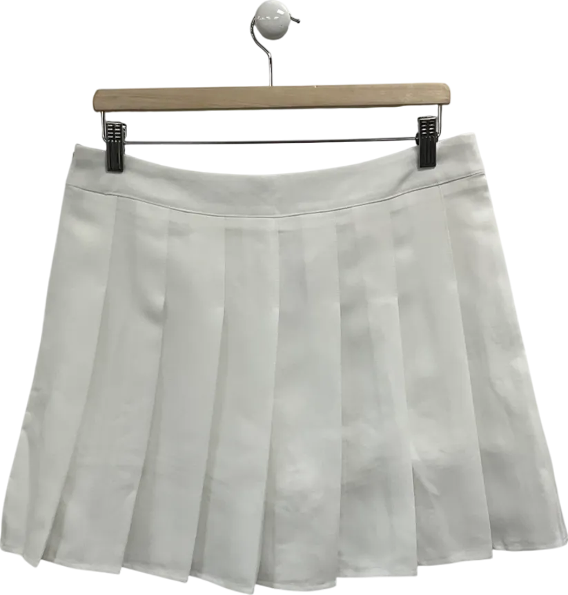 Fashion New Quality White Pleated Skirt UK XXL