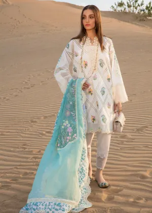 French Summer Ivory | Crimson Luxury Lawn Collection 2023 | Unstitched Embroidered Lawn Suits