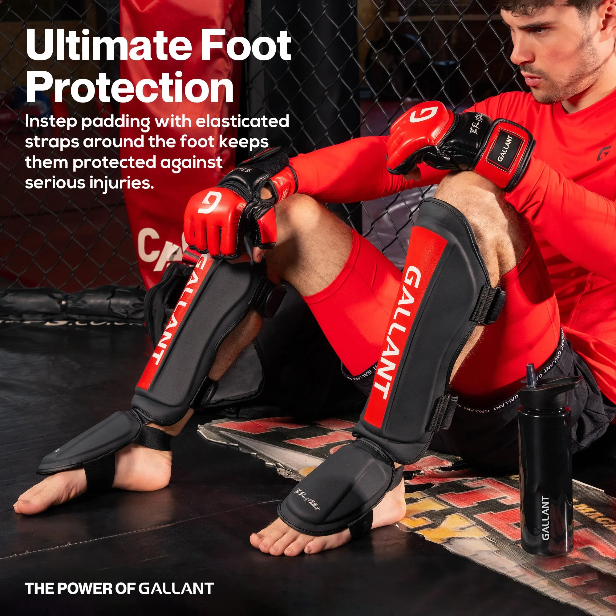 Gallant Heritage Muay Thai Shin Guards - MMA Shin Guards