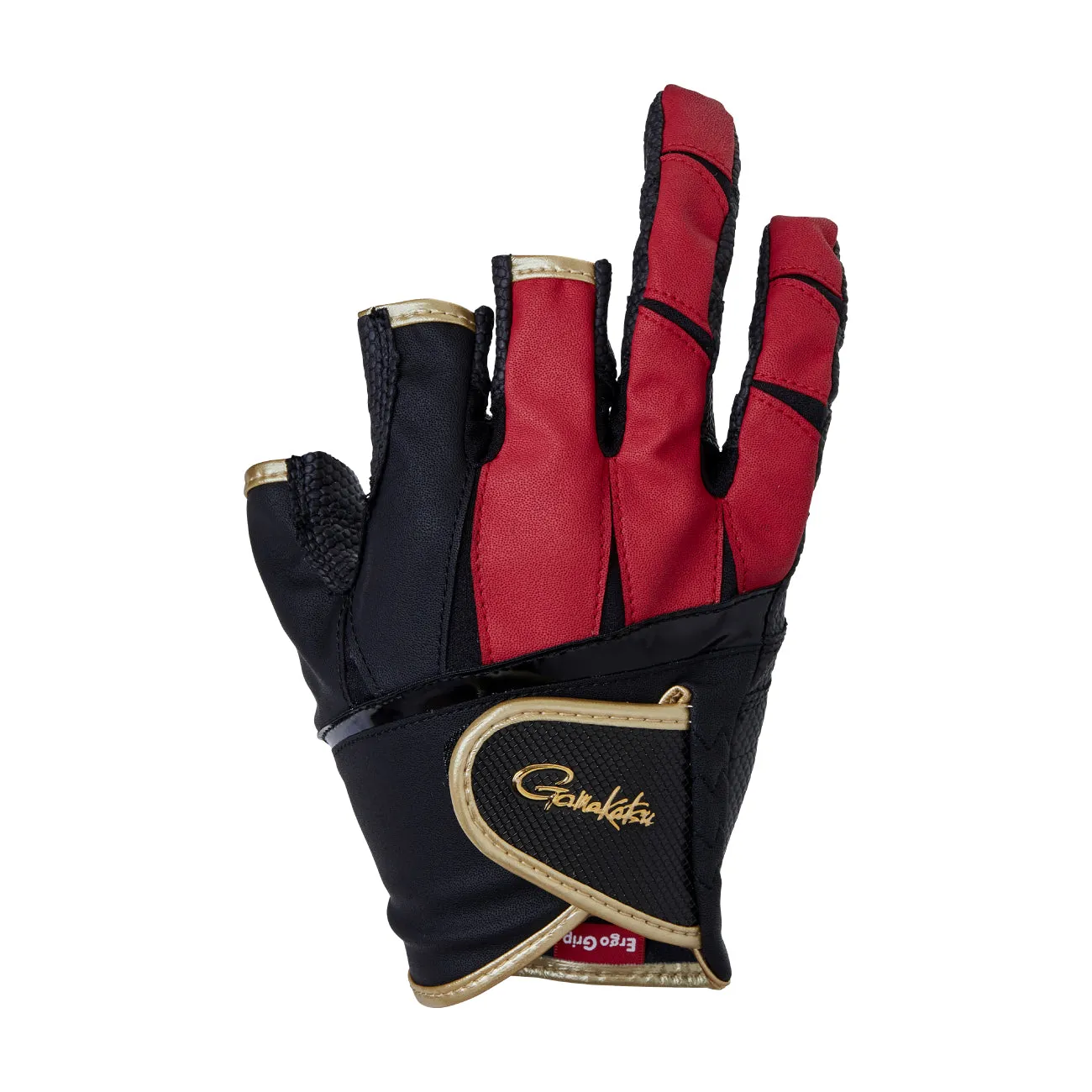 Gamakatsu Ergo Grip Fishing Gloves (3 Cuts) GM7295