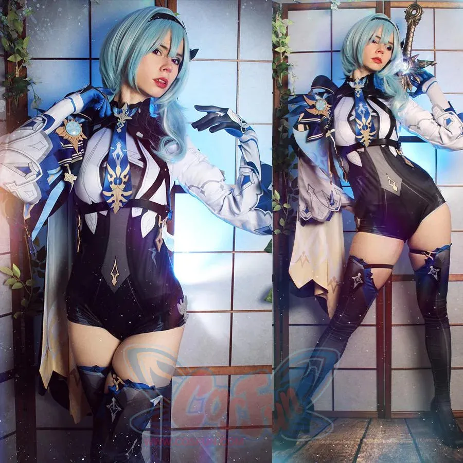 Game Genshin Impact New Role Eula Cosplay Costume C00372