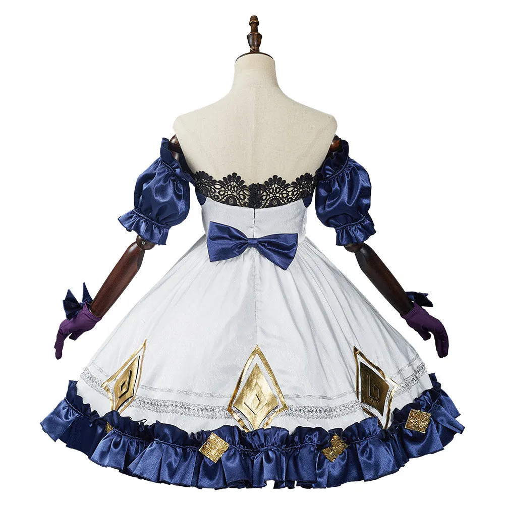 Game League of Legends LOL Gwen Cosplay Costume Outfits Halloween Carnival Suit