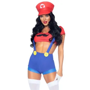 Gamer Babe Sexy Ladies Costume with Hat-Leg Avenue
