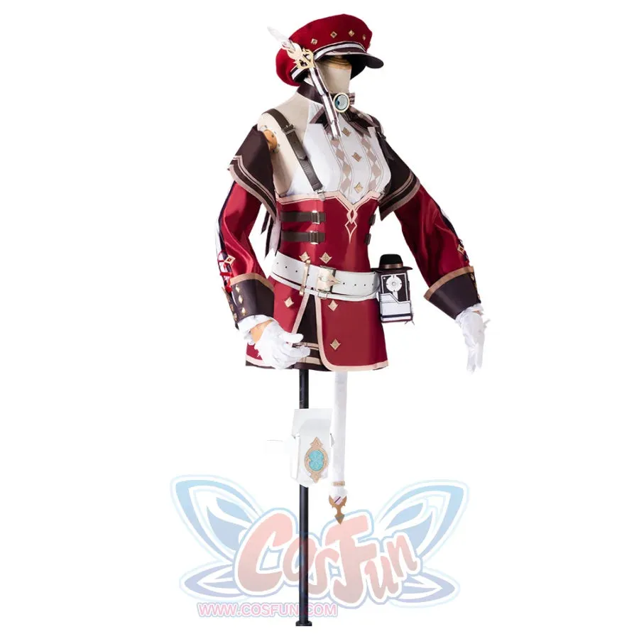 Genshin Impact Charlotte Cosplay Costume C08283  A