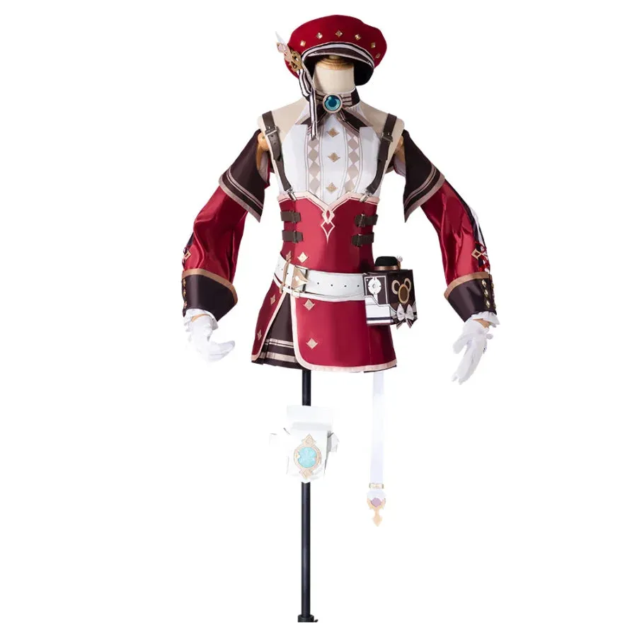 Genshin Impact Charlotte Cosplay Costume C08283  A