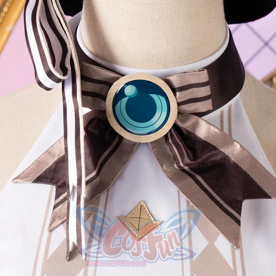 Genshin Impact Charlotte Cosplay Costume C08283  A