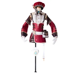 Genshin Impact Charlotte Cosplay Costume C08283  A