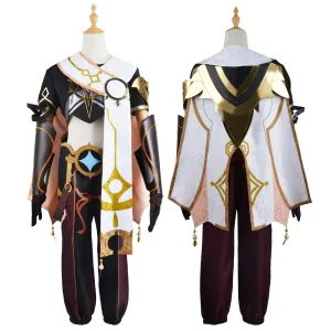 Genshin Impact Traveler Aether Outfits Halloween Carnival Suit Cosplay Costume