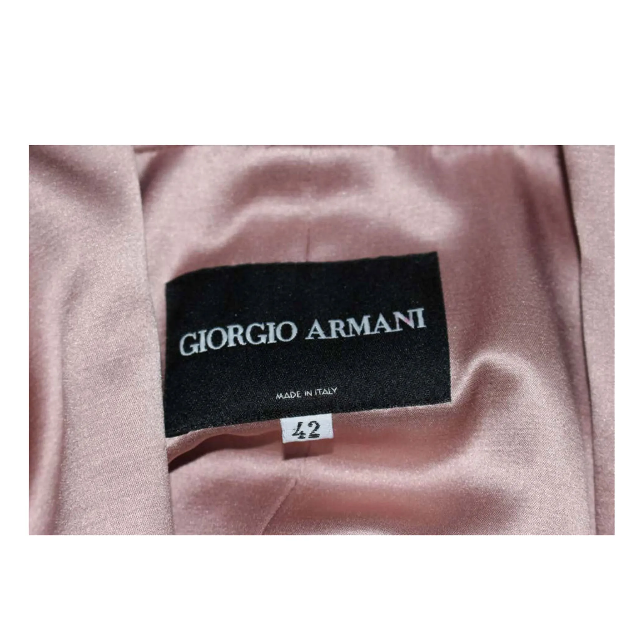 GIORGIO ARMANI Pink Mauve Silk Pant & Body Suit Size 42