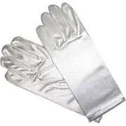 Girls Short Satin Gloves