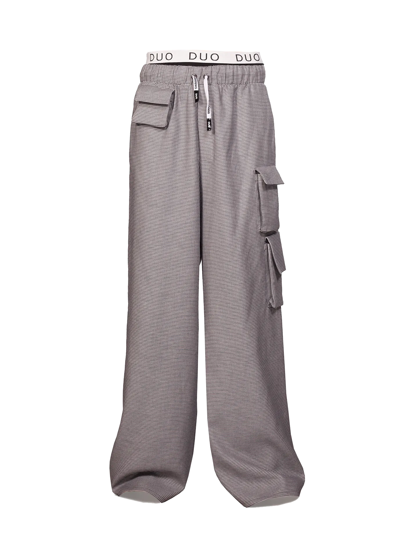 Grey Pockets Trousers Swaggg