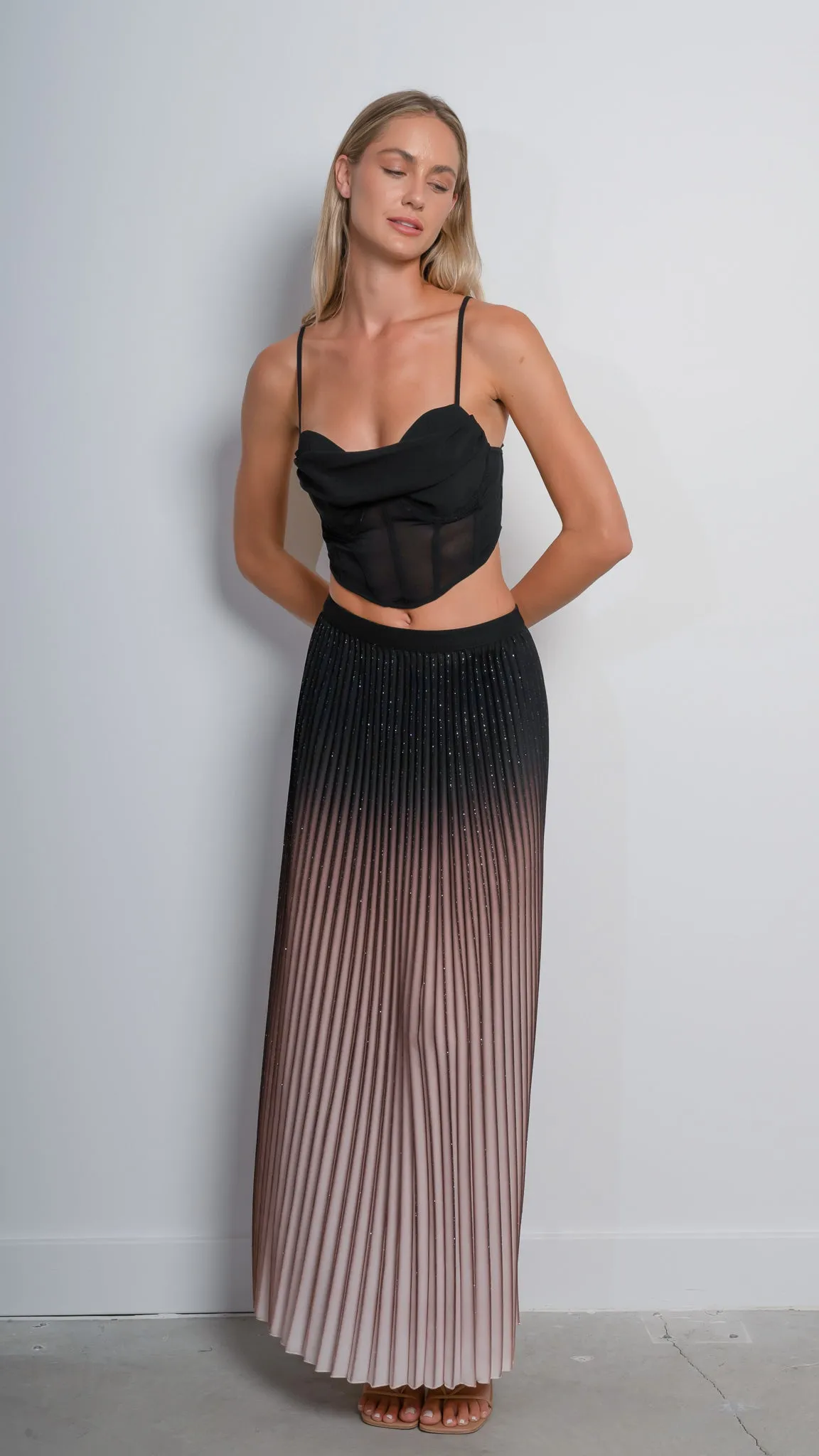 Hannah Pleated Skirt