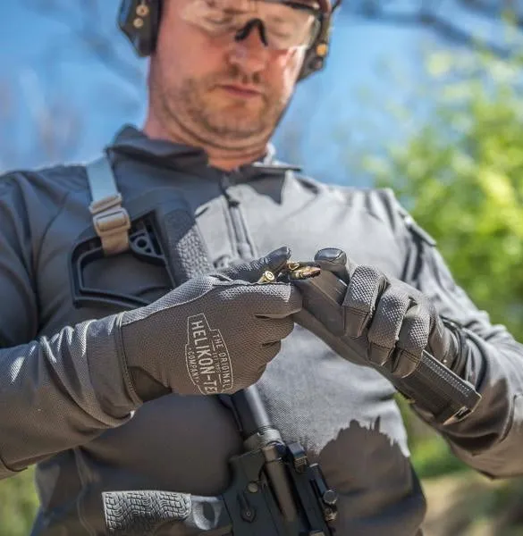HELIKON RANGEMAN Shooting Gloves - Grey/Black