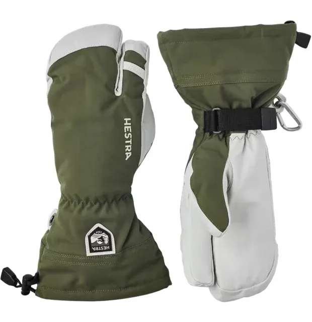 Hestra Army Leather Heli Ski 3-Finger Skihandsker