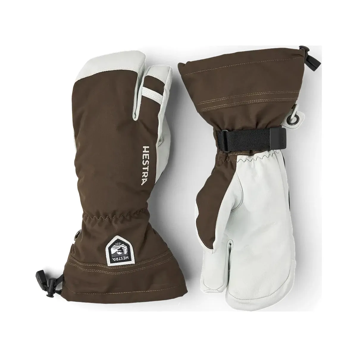 Hestra Army Leather Heli Ski 3-Finger Skihandsker